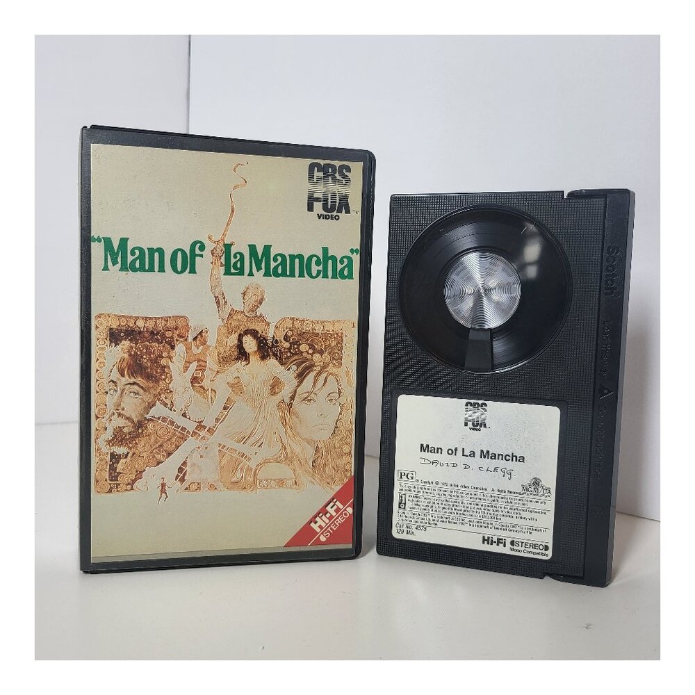 The Man of La Mancha BETA Tape Betamax (Not VHS)